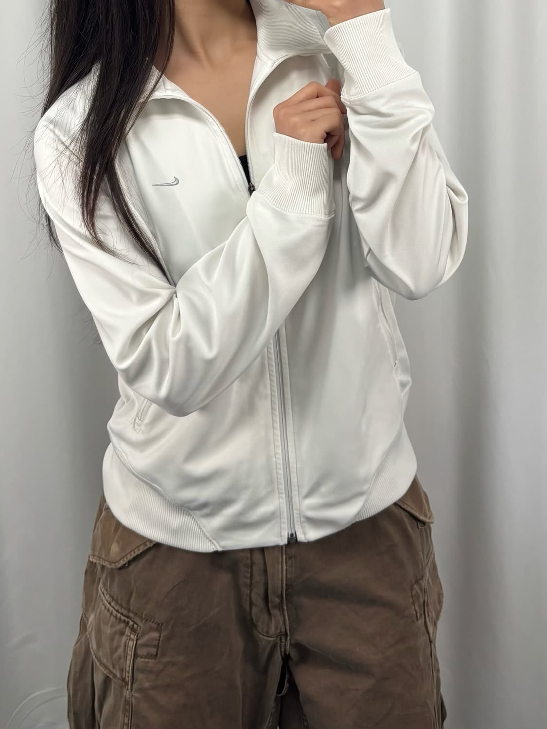 나이키 화이트 트랙탑 집업 상품이미지2