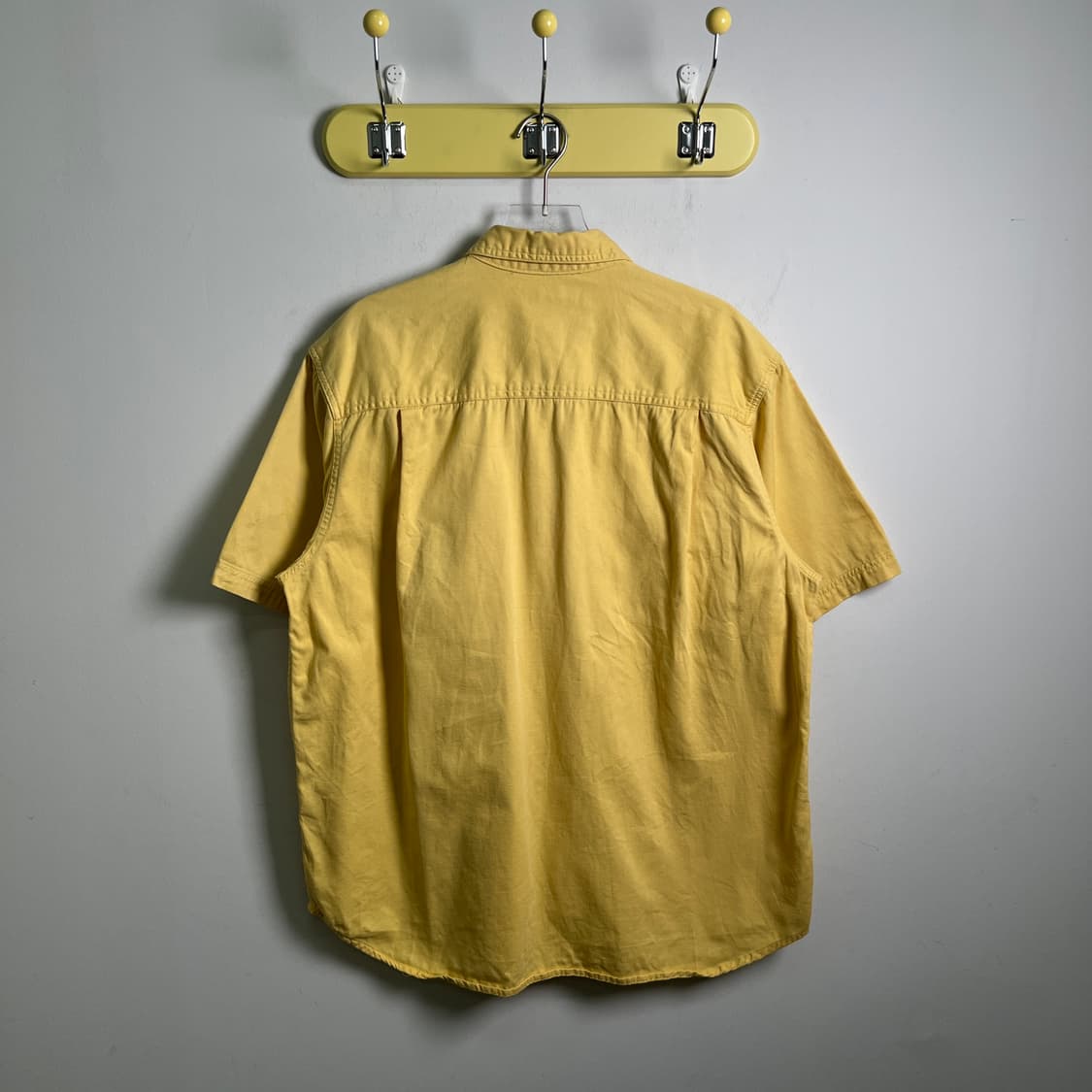 Carhartt 칼하트 빈티지 옐로우 반팔 워크 셔츠 L 상품이미지2
