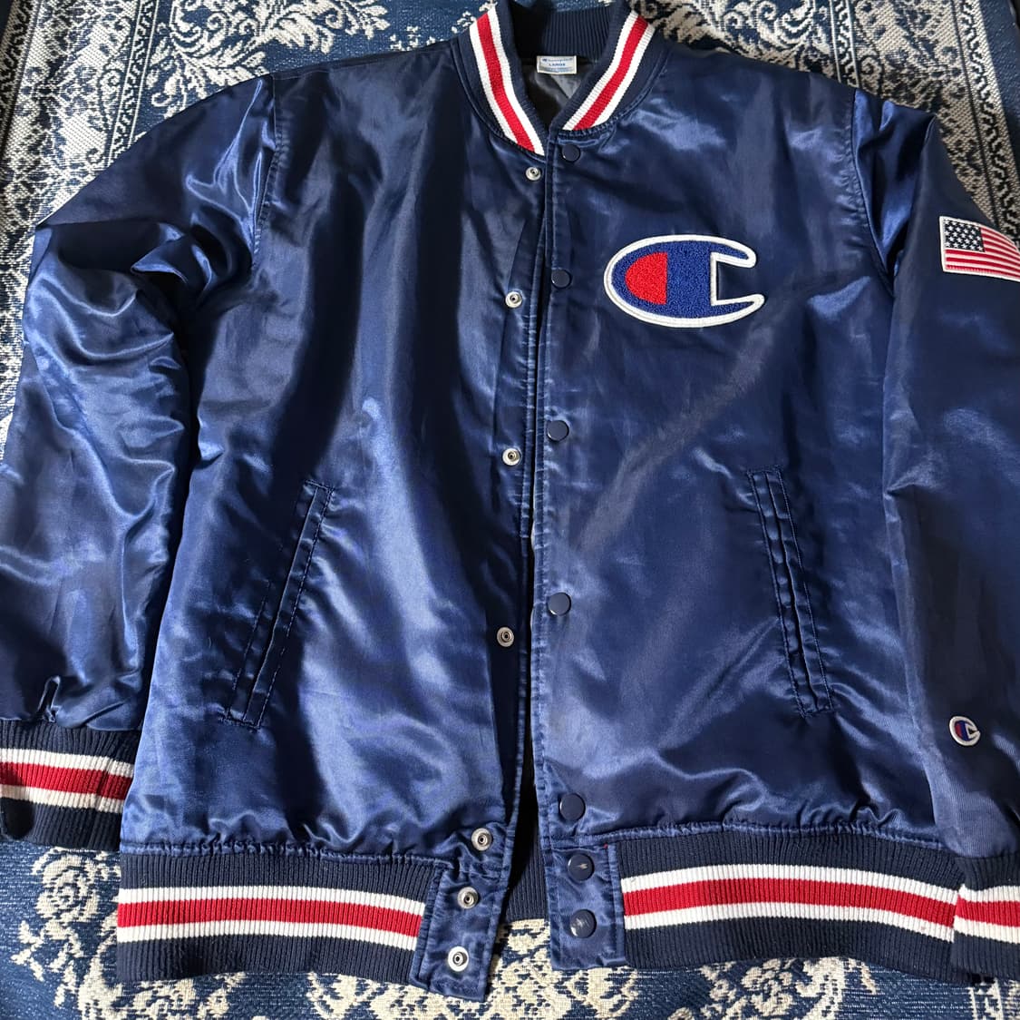 일본 챔피온 성조기 스타디움 자켓 상품이미지1