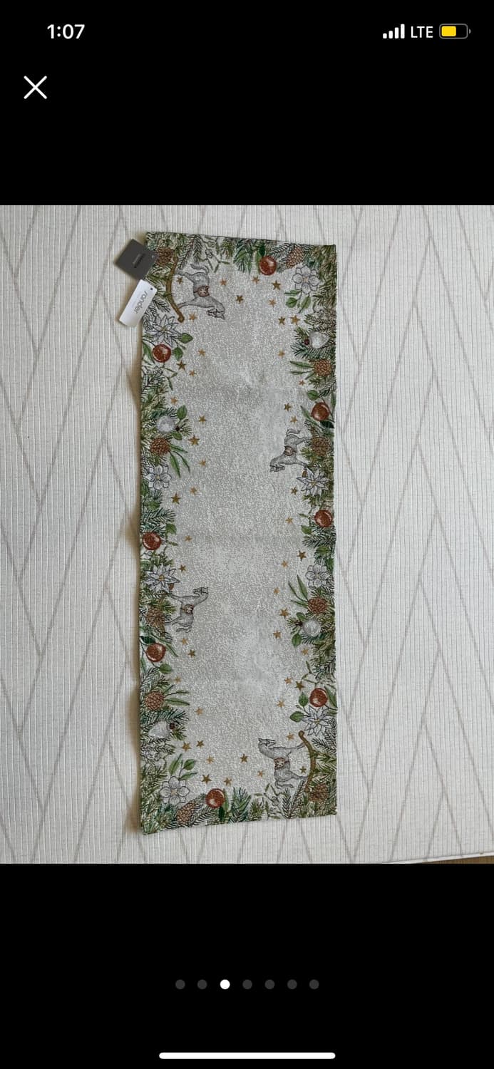 [택o새제품] 까사미아 수입 sander 크리스마스 테이블 러너 상품이미지3