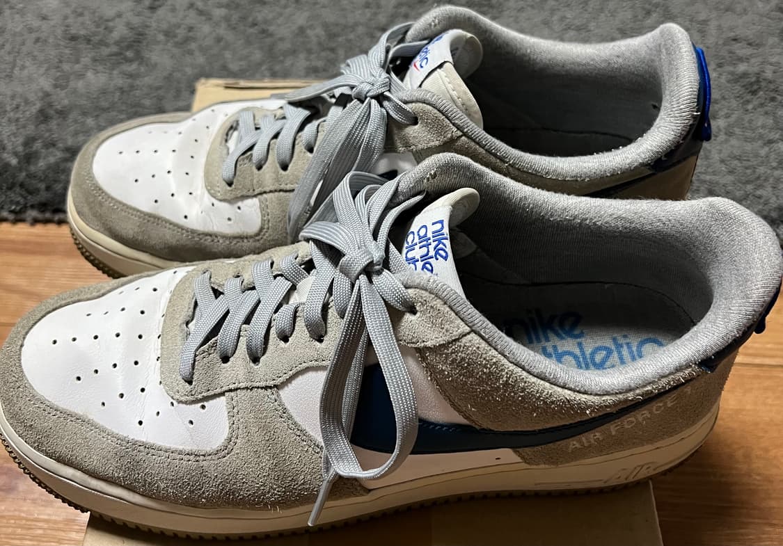 (275)나이키 에어포스 1 07 lv8 애슬레틱 클럽 그레이 마리나 상품이미지2