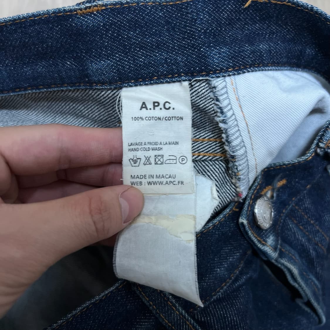 아페쎄 APC 쁘띠 스탠다드 청바지 30  상품이미지6