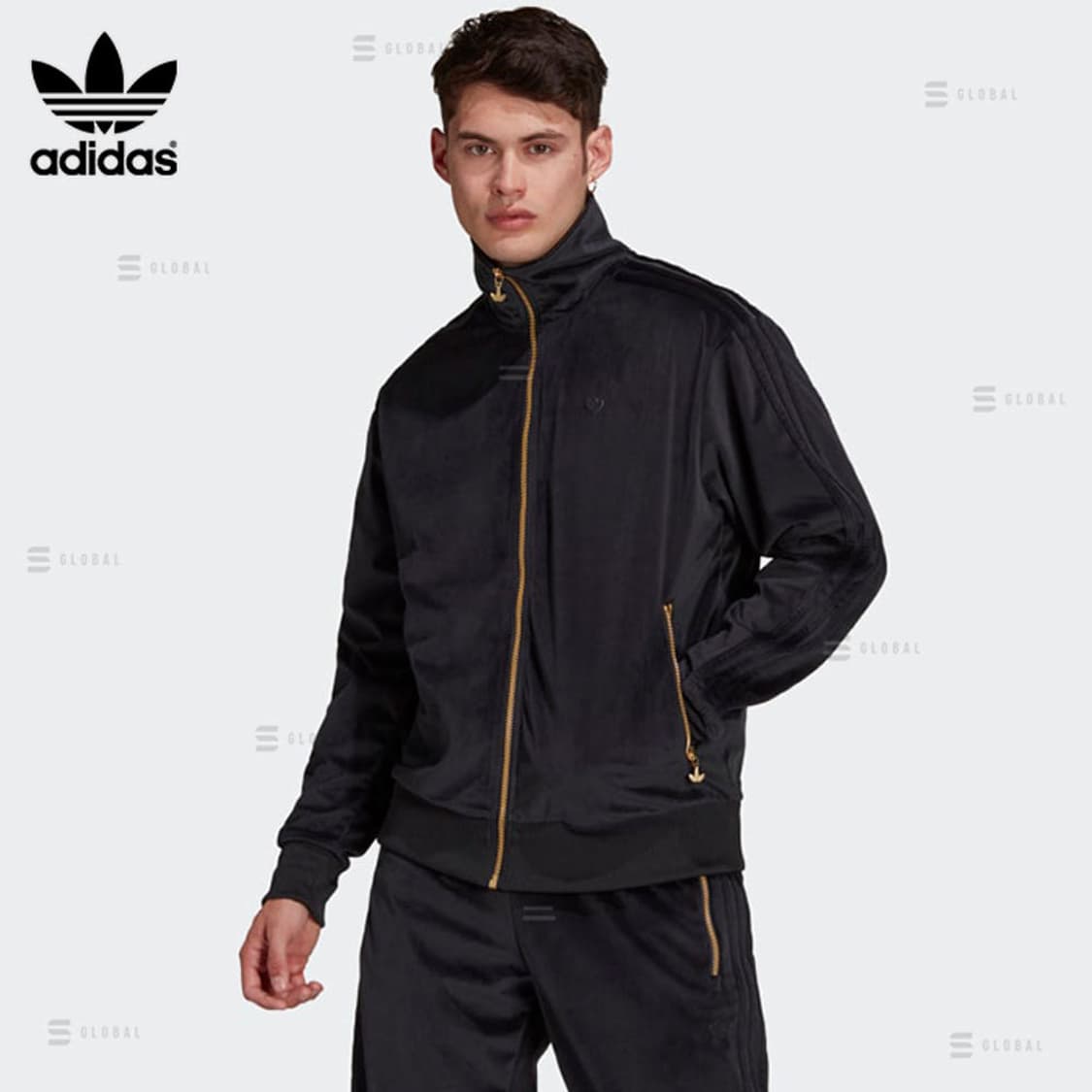 아디다스 벨루어 벨벳 트랙탑 셋업 L/M 상품이미지2