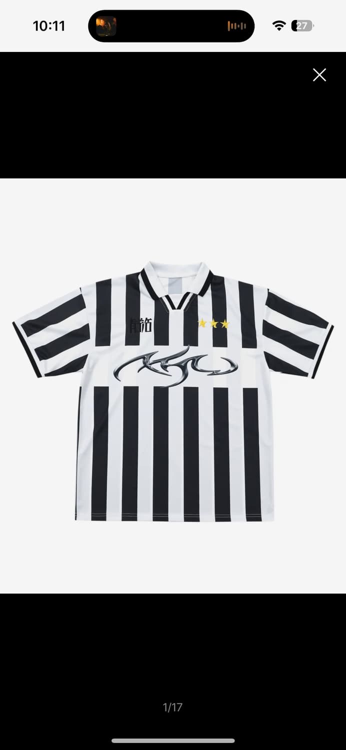 AJOBYAJO tribal ajo soccer top(black) 상품이미지1