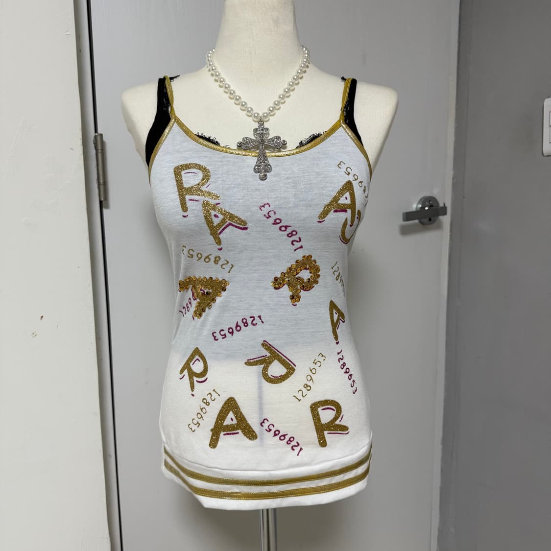 Y2K 스팽글 나시  상품이미지1