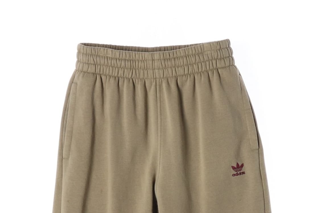 아디다스 베이지 미니 로고 스웻 조거팬츠 S 상품이미지3