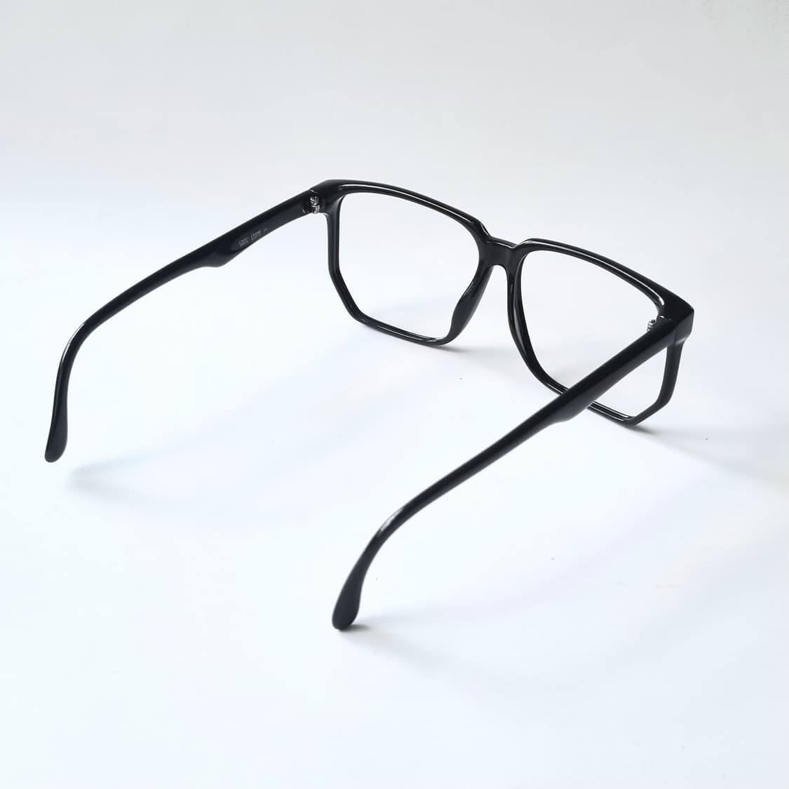 데드스탁 XXXL 뿔테  빅사이즈 사각   블랙 106 상품이미지6