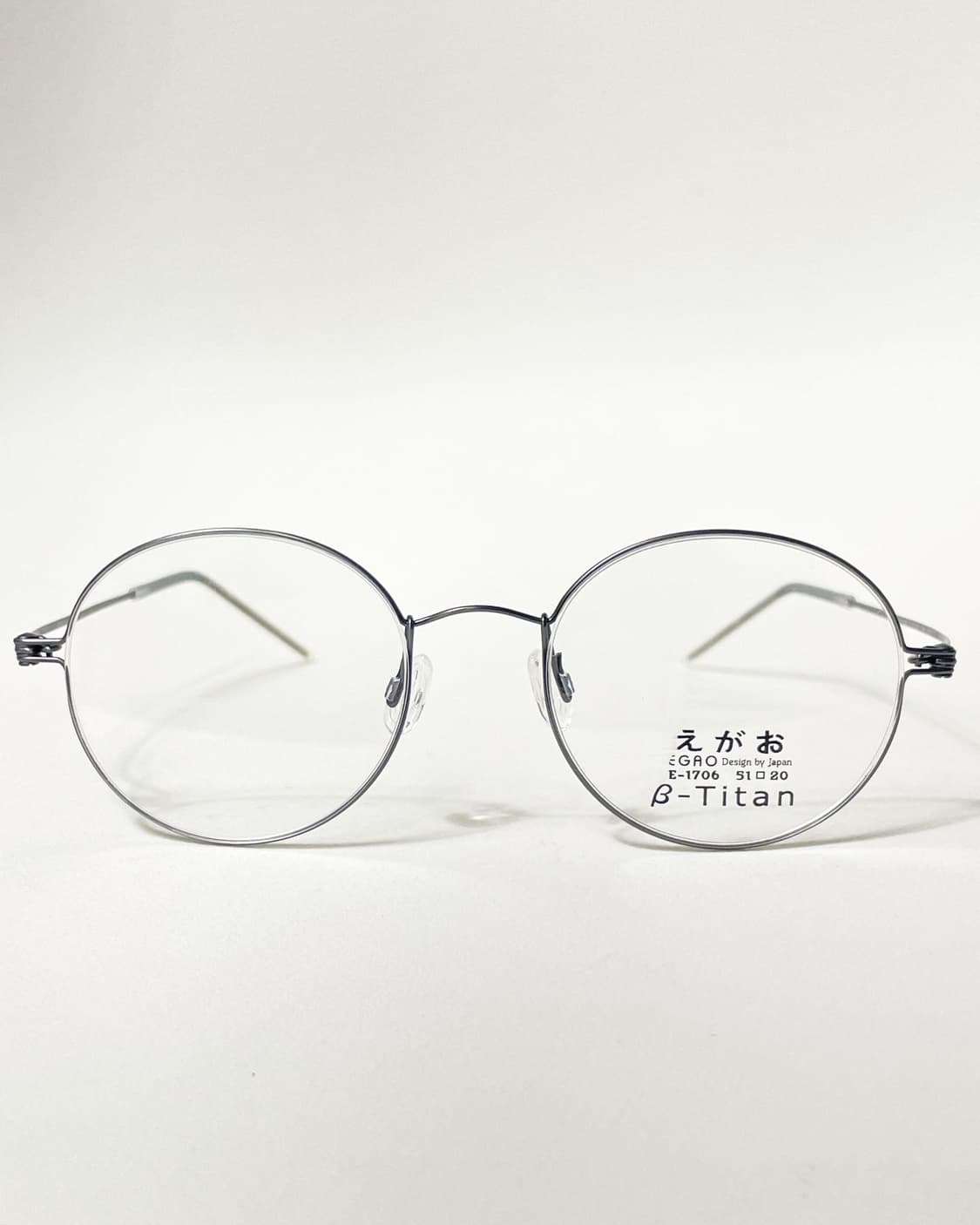 Egao B-Titan 티타늄 라운드 빈티지 안경 상품이미지2