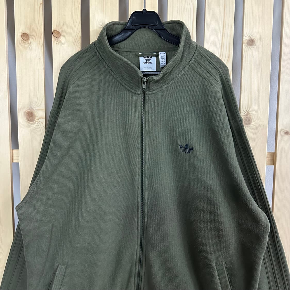 (3XL) 아디다스 카키 부클 져지 트랙탑 상품이미지3