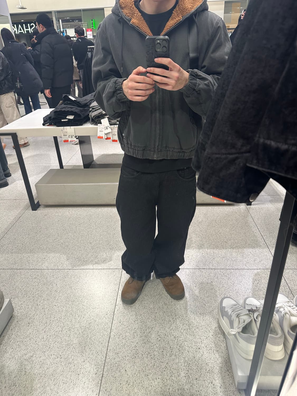 자라 콤비후드점퍼 상품이미지3