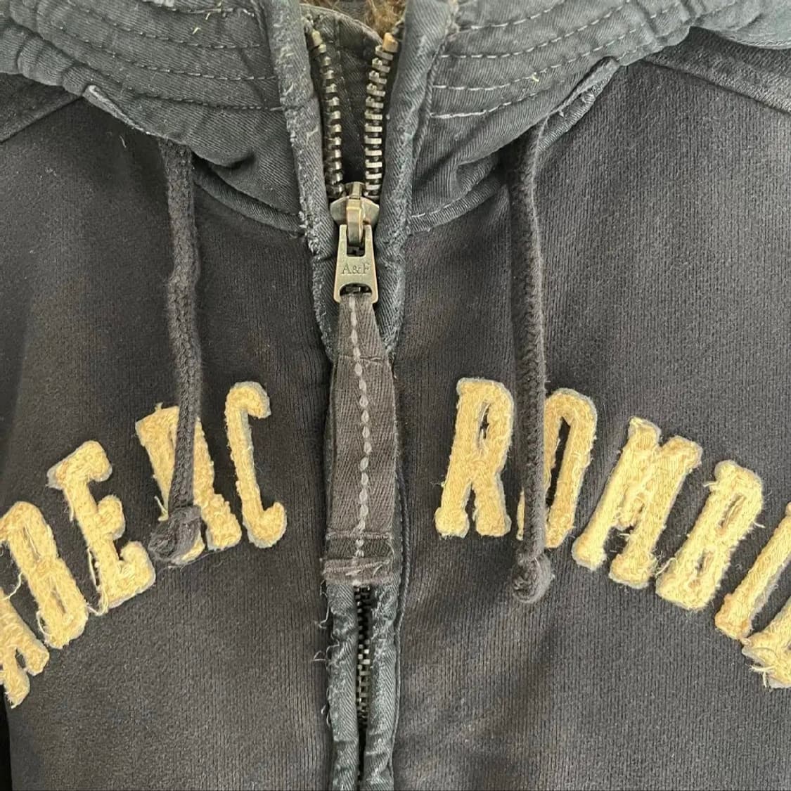 [M] 아베크롬비 울프죠 네이비 후드집업 상품이미지4