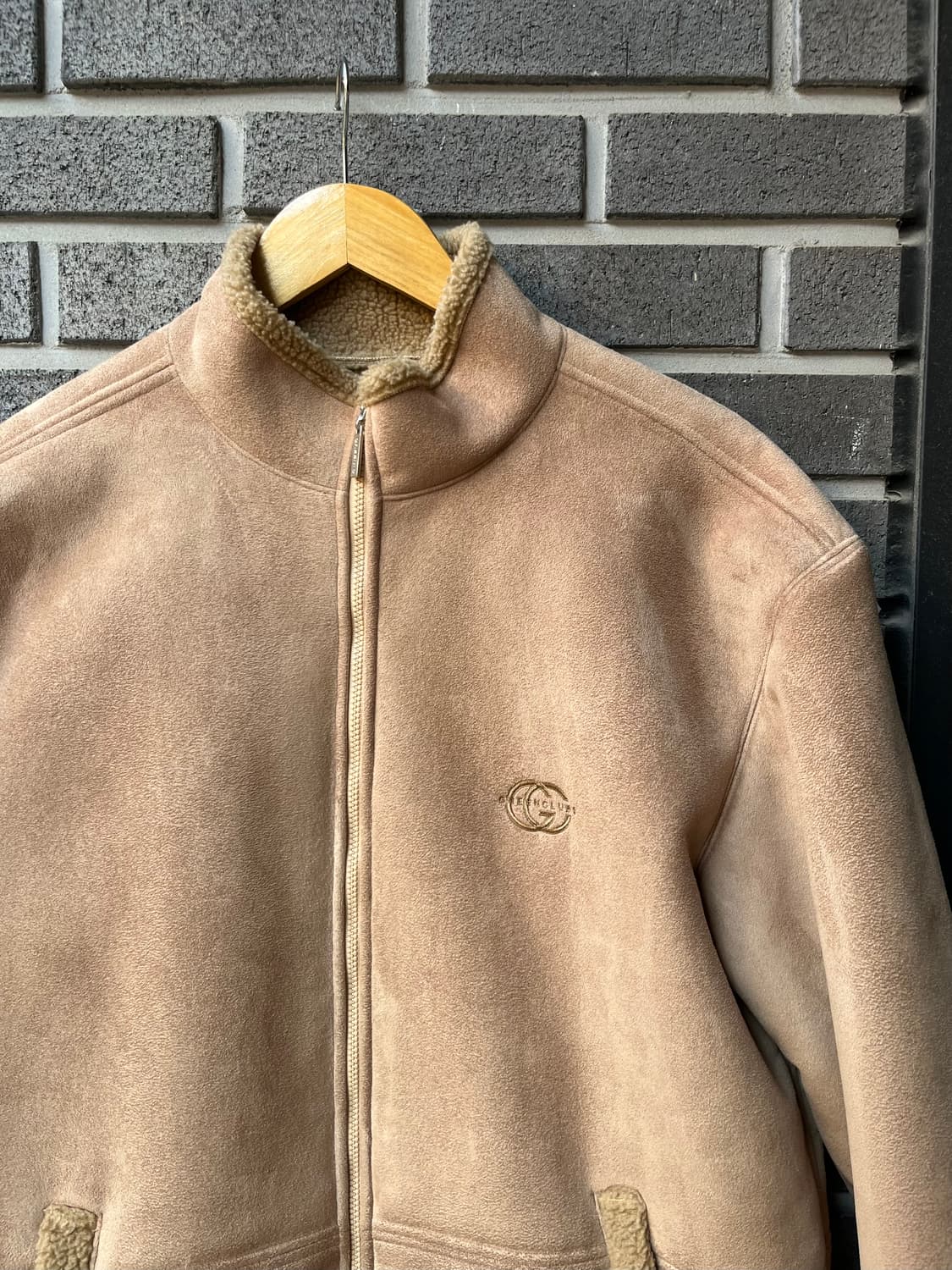 GREEN CLUBS x SNOOPY 스누피 시어링자켓 브라운 상품이미지7