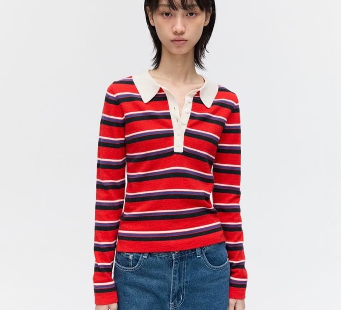 스트라이프 니트 상품이미지1