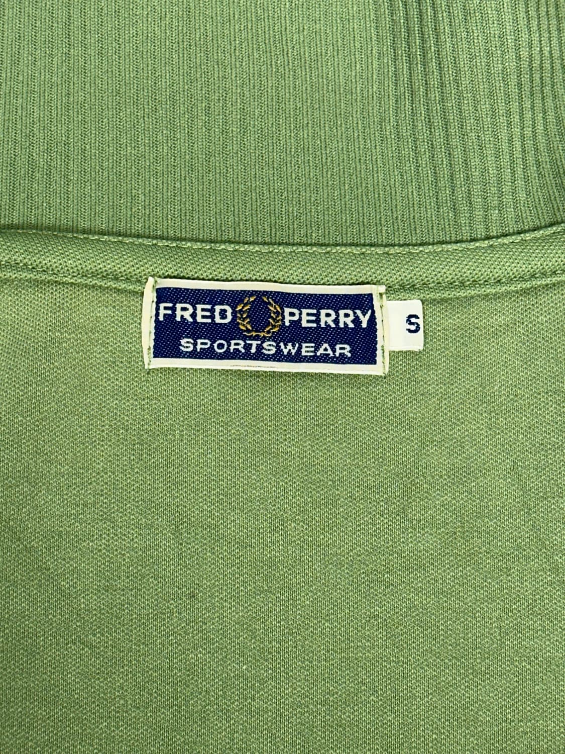 프레드페리 사이드 라인 말차 녹차 그린 오버핏 트랙탑 져지 S 상품이미지7