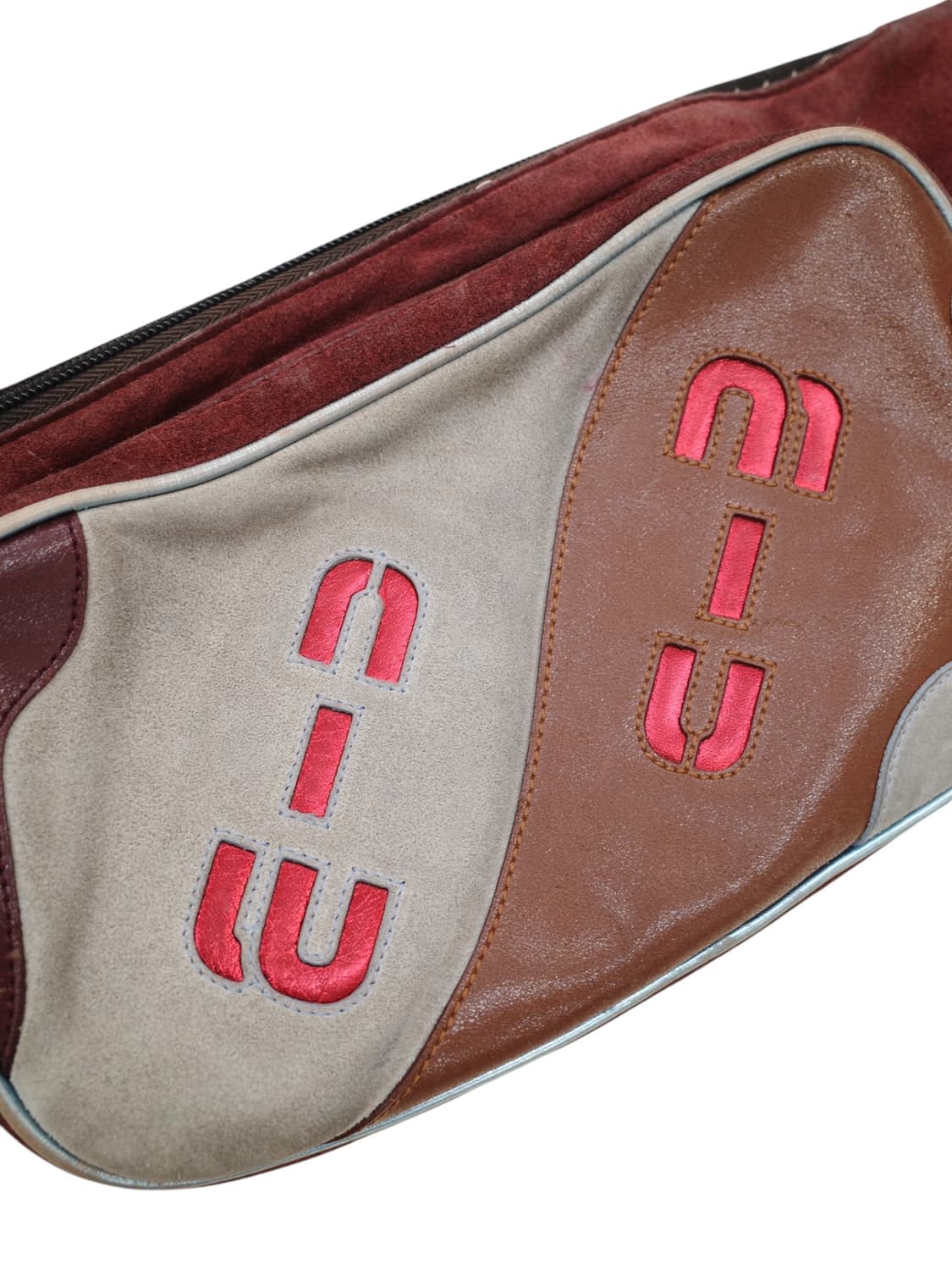 90’s 미우 미우 레더 바디백 상품이미지2