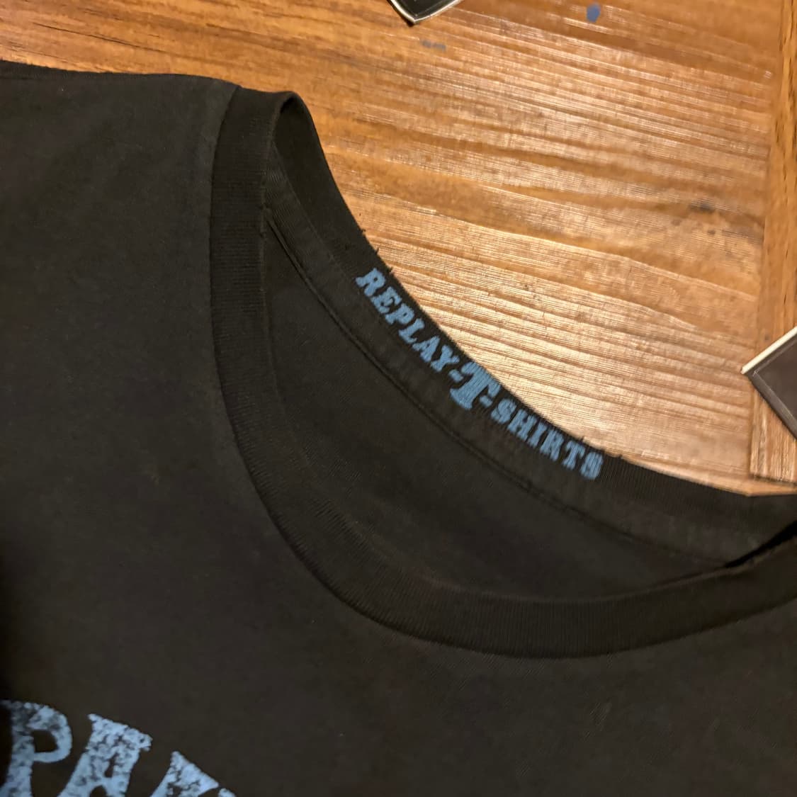 REPLAY TSHIRTS 라운드 프린팅 디테일 티셔츠 상품이미지5