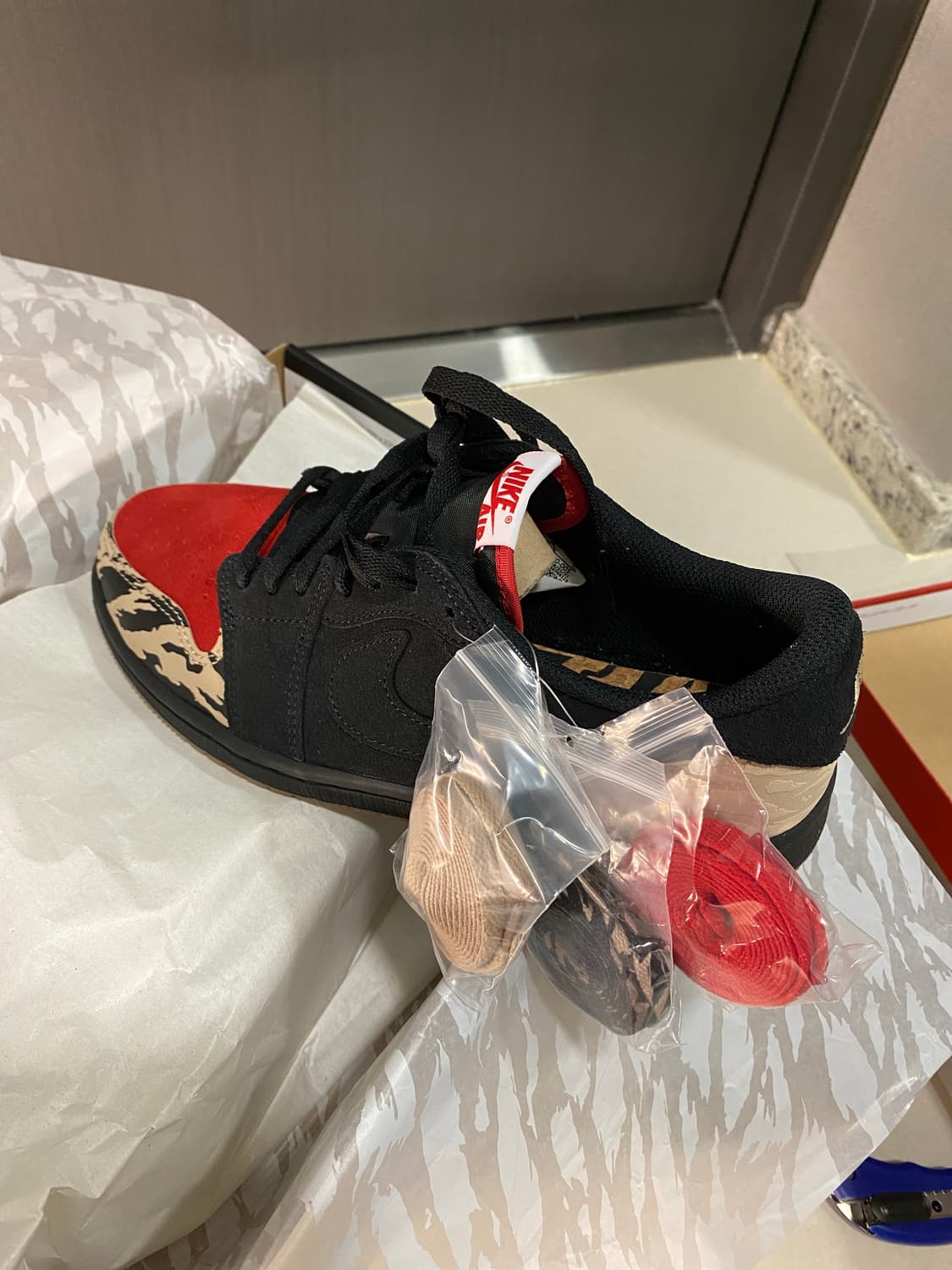 (미사용) 나이키) 조던1 x 솔플라이 레트로 로우 OG SP 270mm 상품이미지5