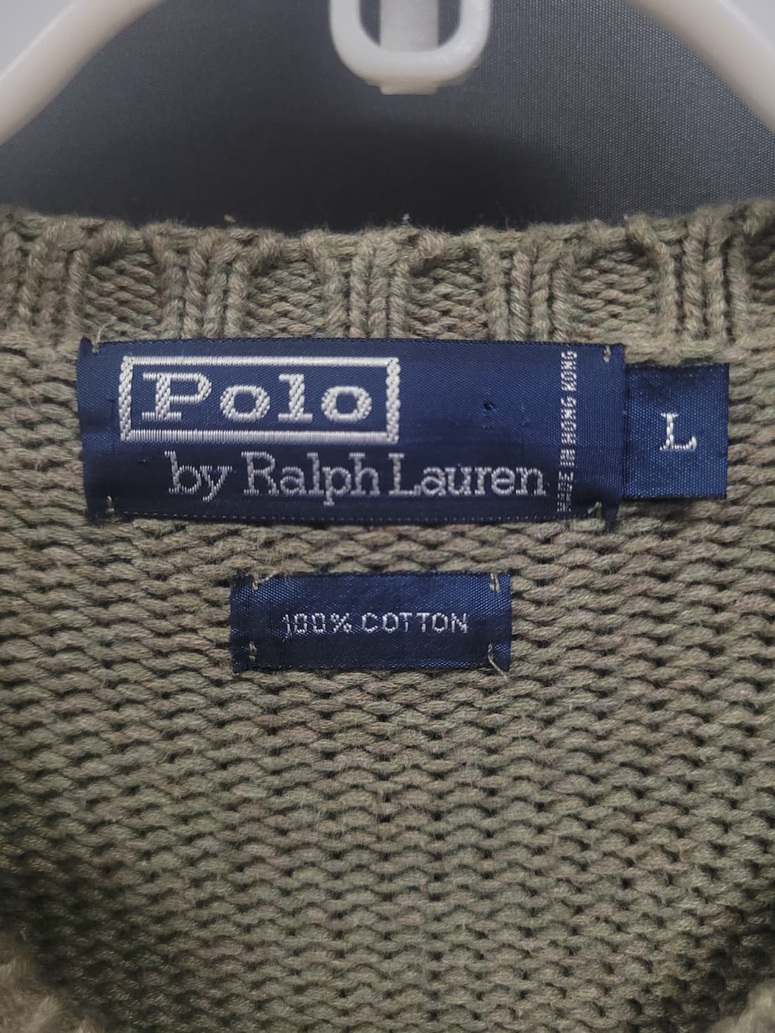 Ralph Lauren 랄프로렌 자수로고 브이넥 니트 상품이미지4