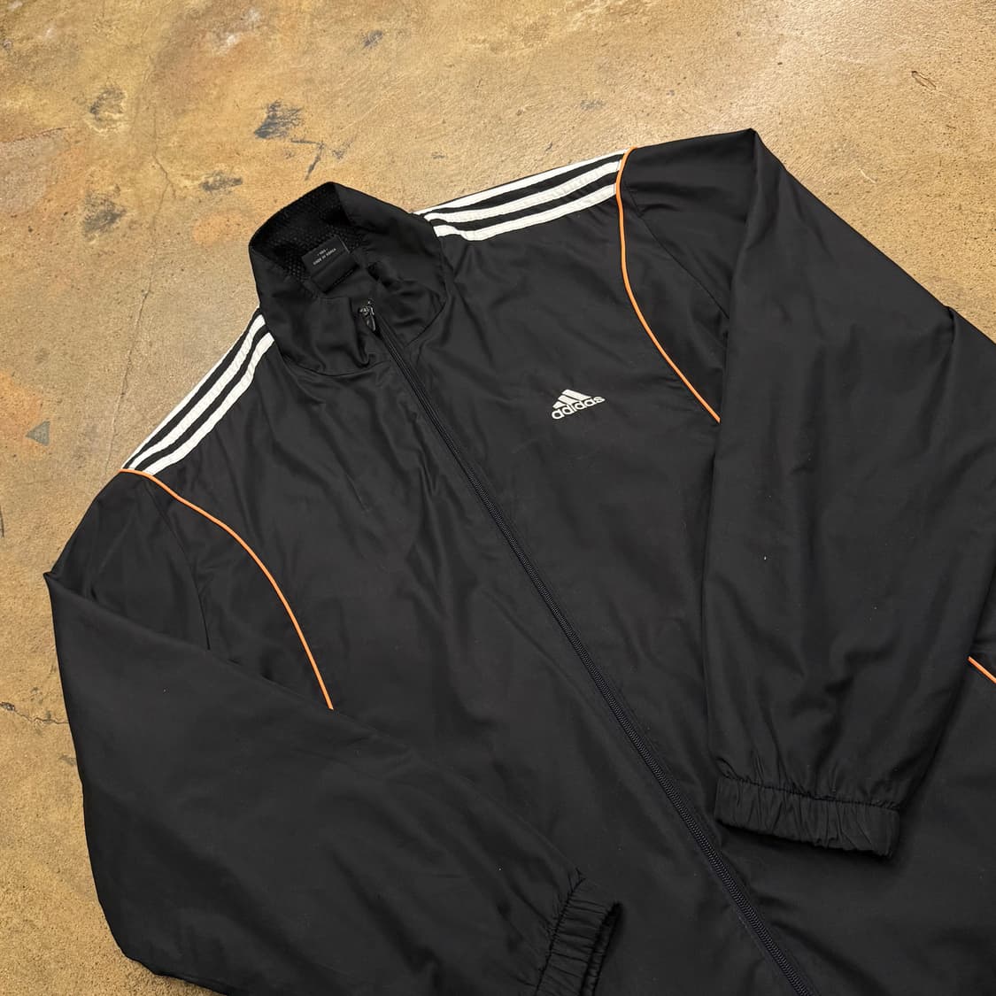 [정품/105] 아디다스 블랙 삼선 트랙탑 바람막이 b15 상품이미지1