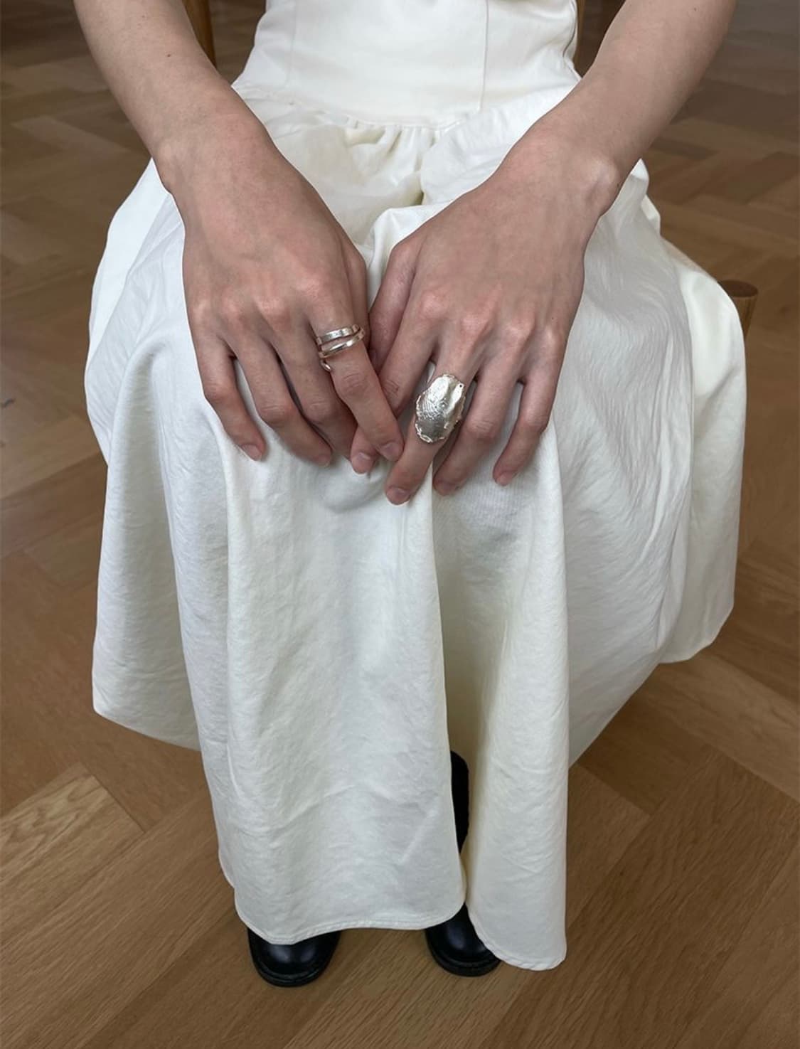 하우스 오브 쉬폰. Bed Sheet Ring 새상품 상품이미지1