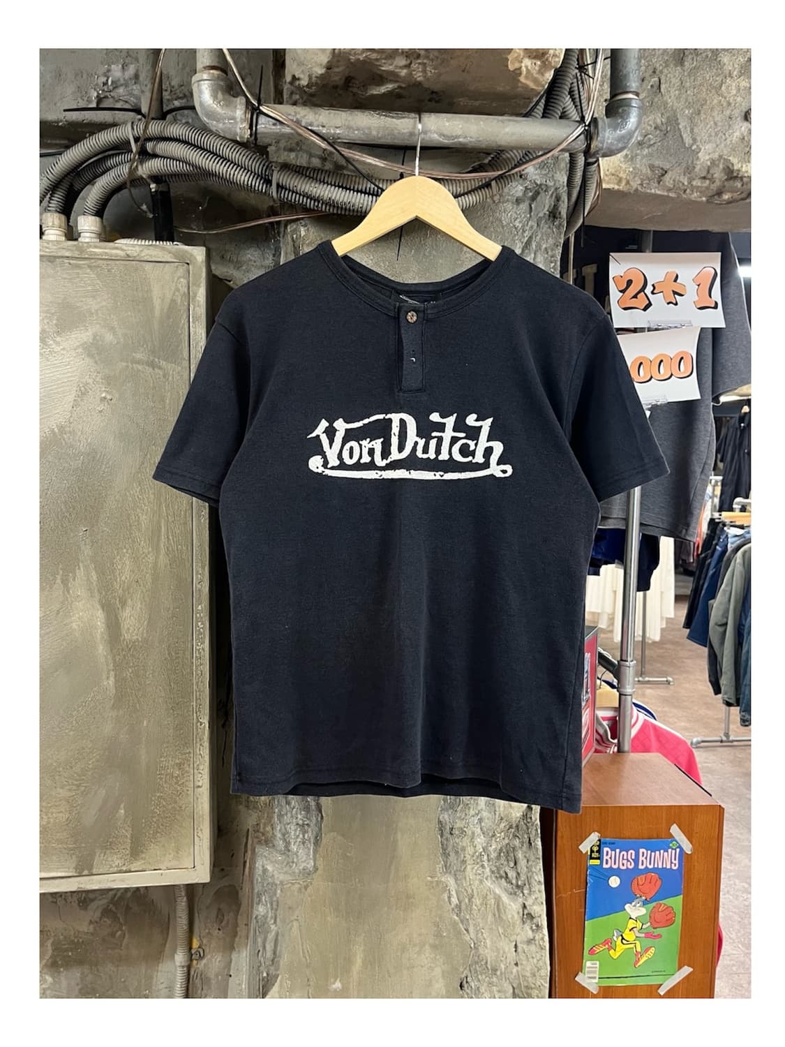 본더치 헨리넥 반팔티 블랙 100 #csz4131 상품이미지1