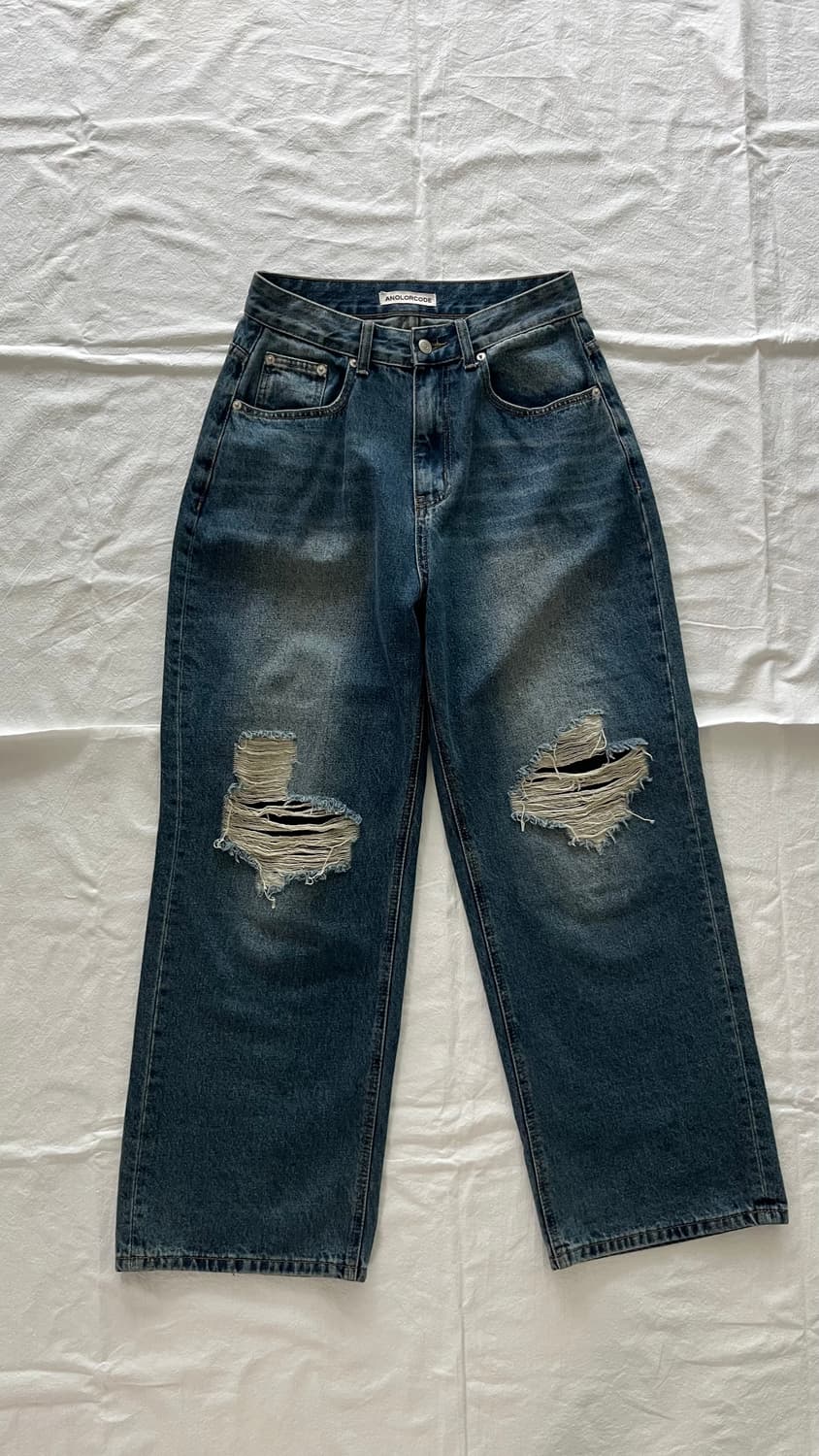 어널러코드 디스트로이드 데님 중청 S 상품이미지1