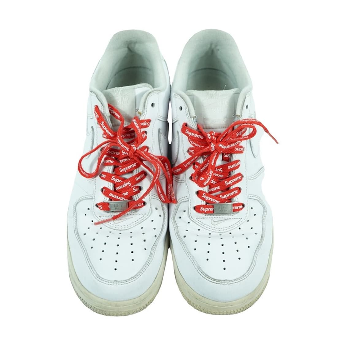 나이키 x 슈프림 에어포스 1 로우 화이트 265 상품이미지1