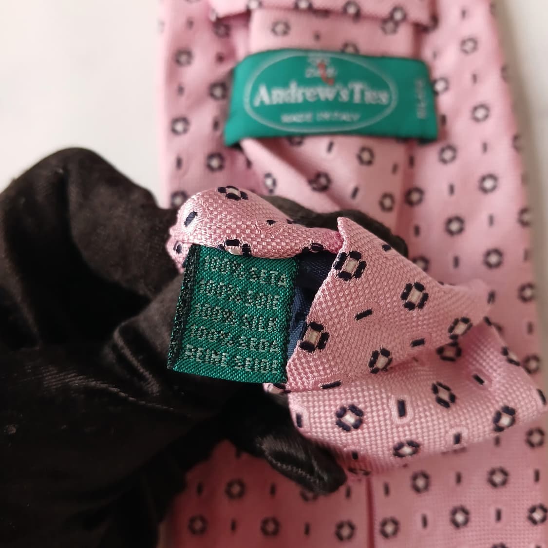 앤드류스 타이 실크 핑크 자카드 넥타이 9.1cm A+등급 A19400
 상품이미지7