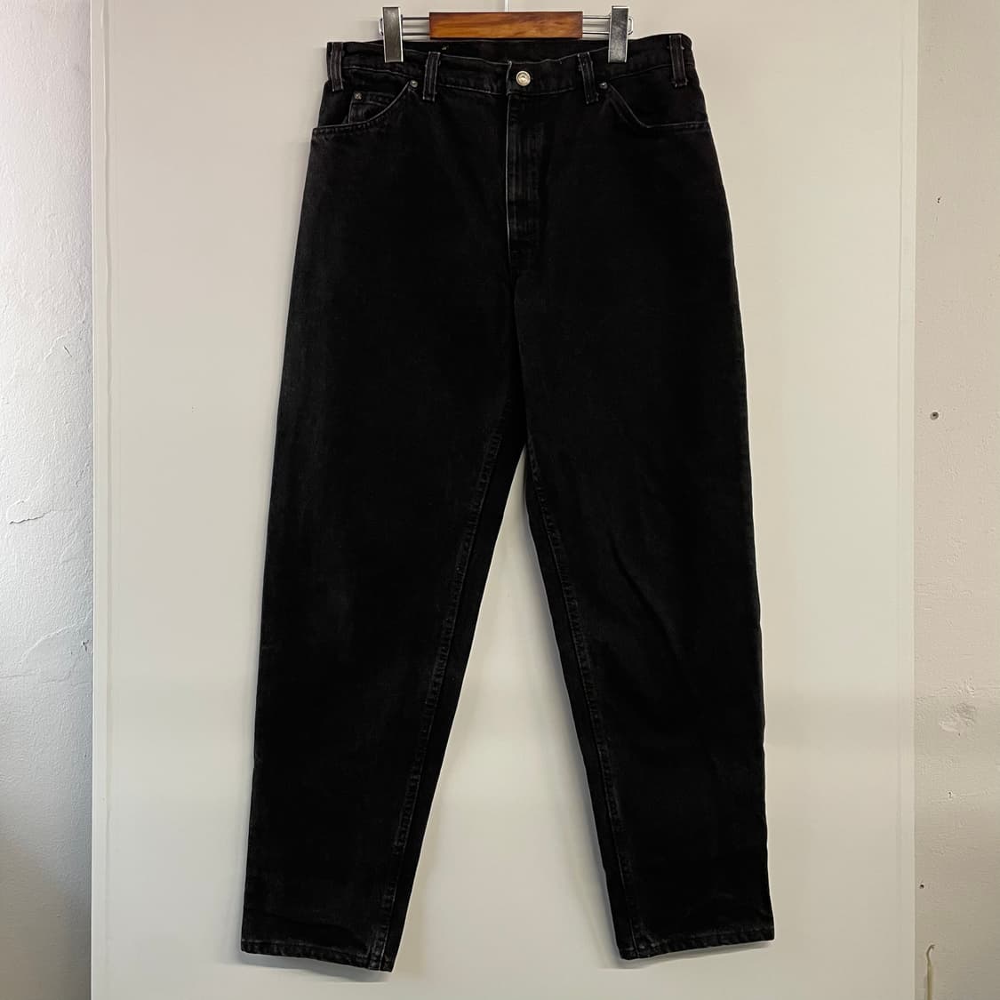 90s 리바이스 550 흑청 데님팬츠 USA 상품이미지1