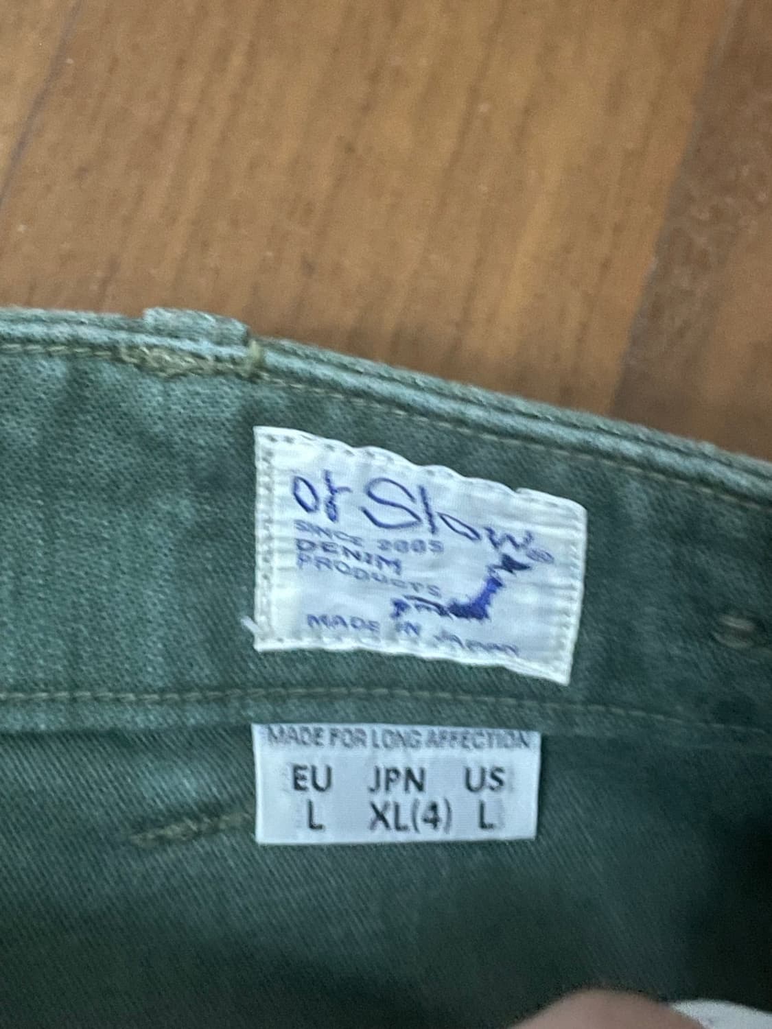 오어슬로우 퍼티그 팬츠 (4size) 상품이미지3