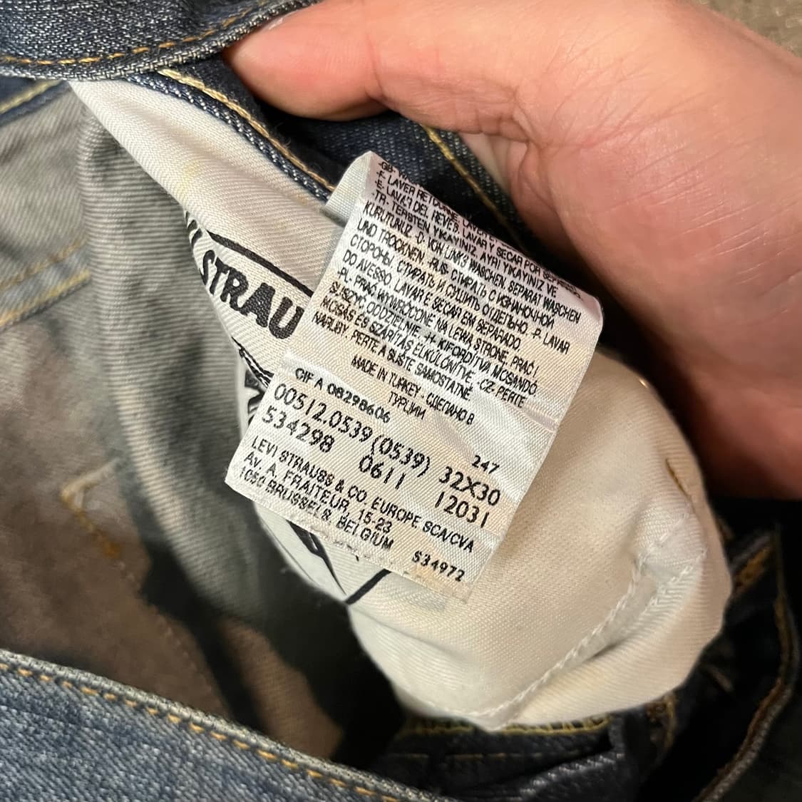 00s 리바이스512 슬림 부츠컷 (33“) 상품이미지5