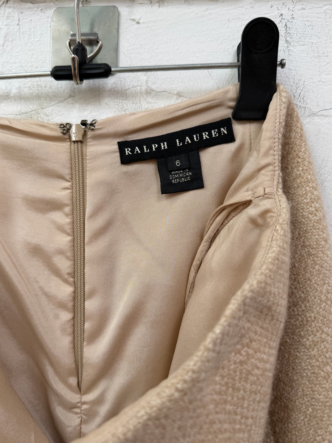 Ralph Lauren 랄프로렌 울 스커트 베이지 6 상품이미지3