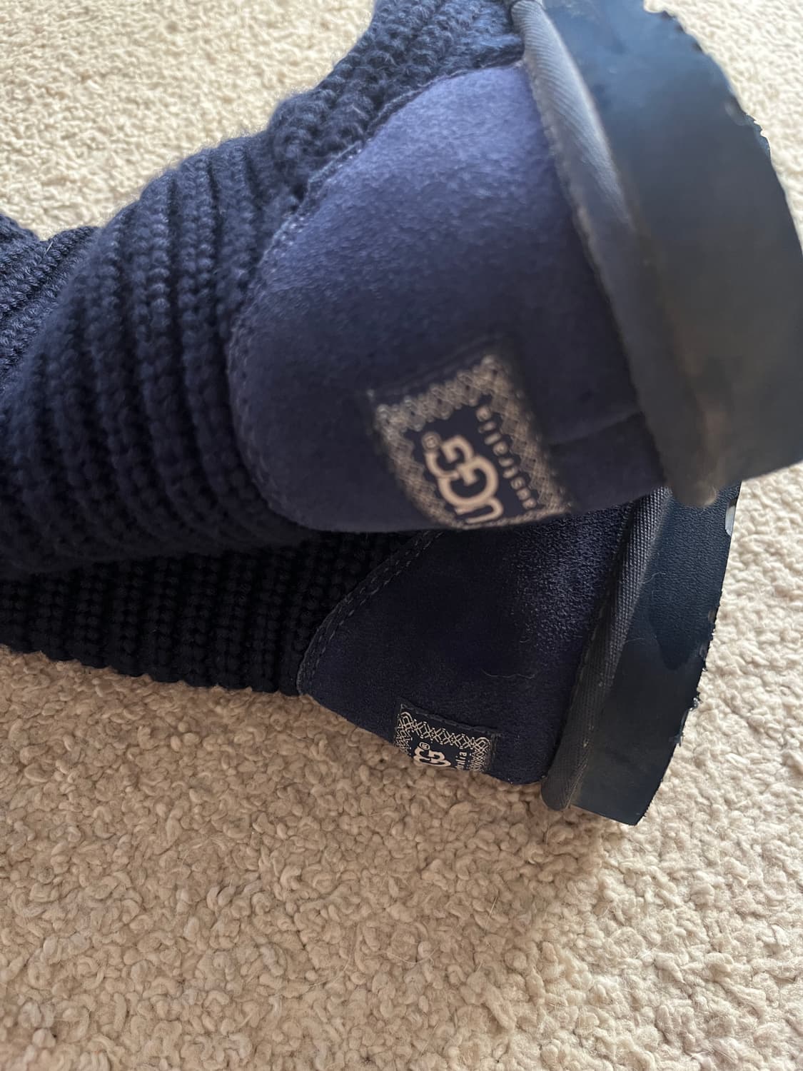 어그 니트 카디 부츠 네이비 (240) 상품이미지4