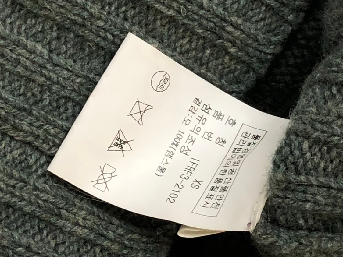 Polo 폴로 진스 목폴라 카키 니트   상품이미지8