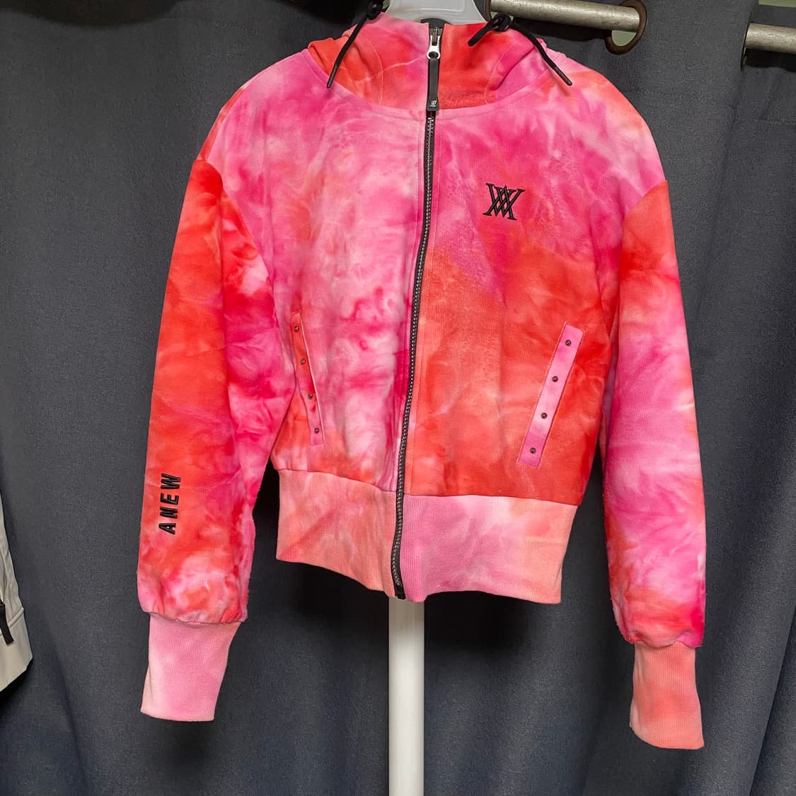 어뉴 골프 오버핏 져지 후드집업 XS 상품이미지1