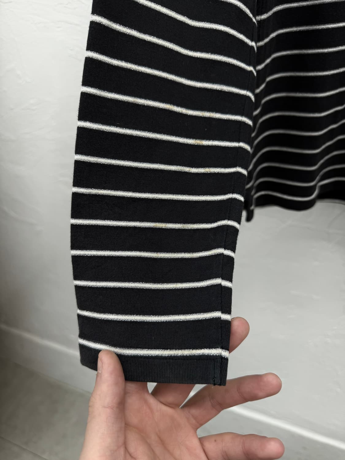 courreges 스트라이프 하프집업 롱슬리브 상품이미지4