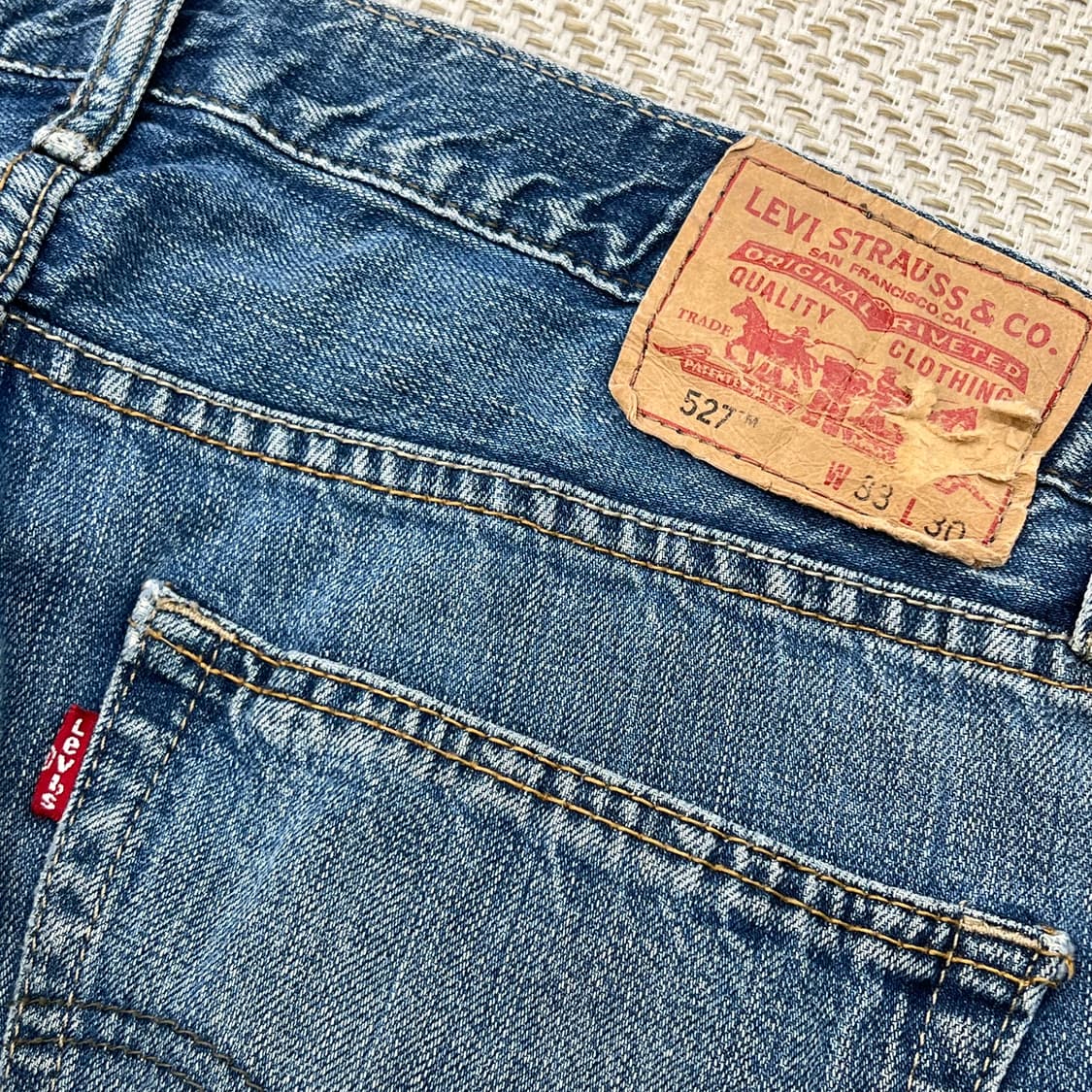 리바이스 527 부츠컷 데님팬츠 r3006 상품이미지5