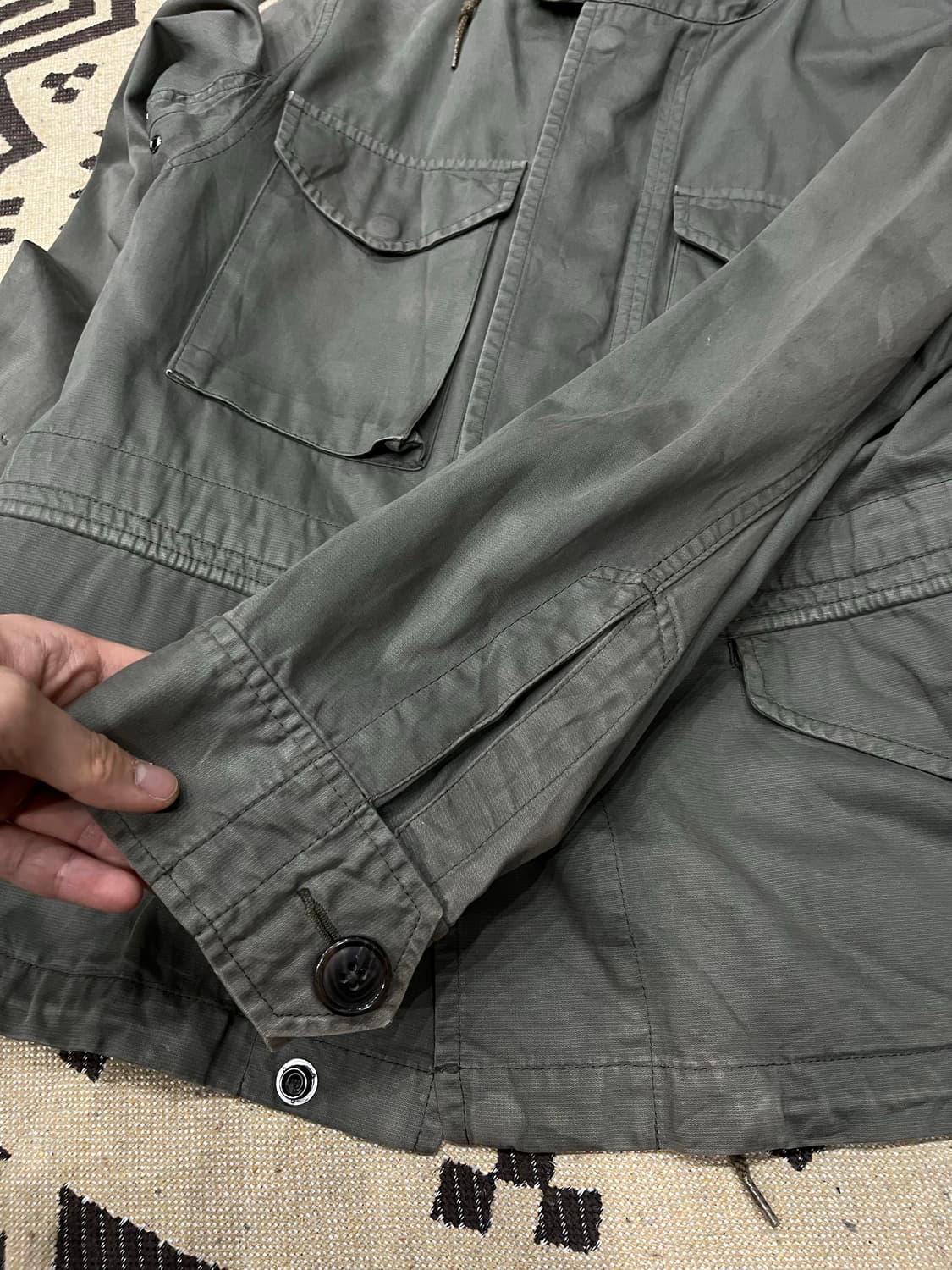 ZUCCA 주카 07AW 밀리터리 하이넥 자켓 우먼즈 Made in JA 상품이미지5