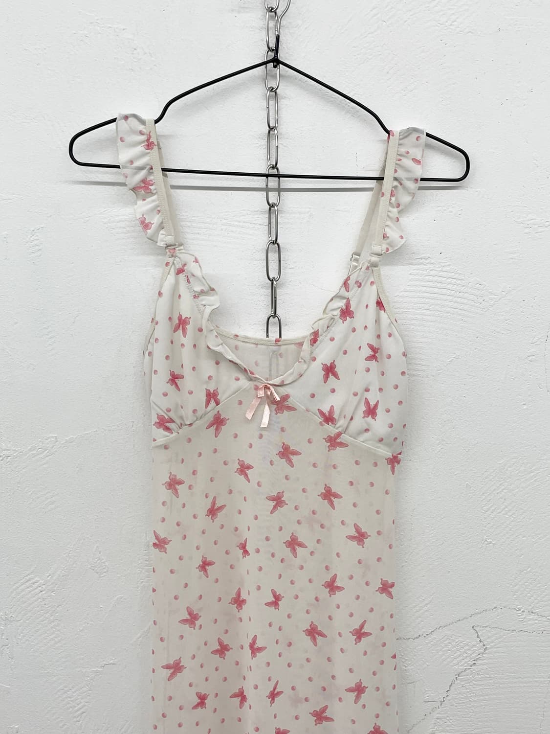 화이트 버터플라이 프릴 슬립 상품이미지5