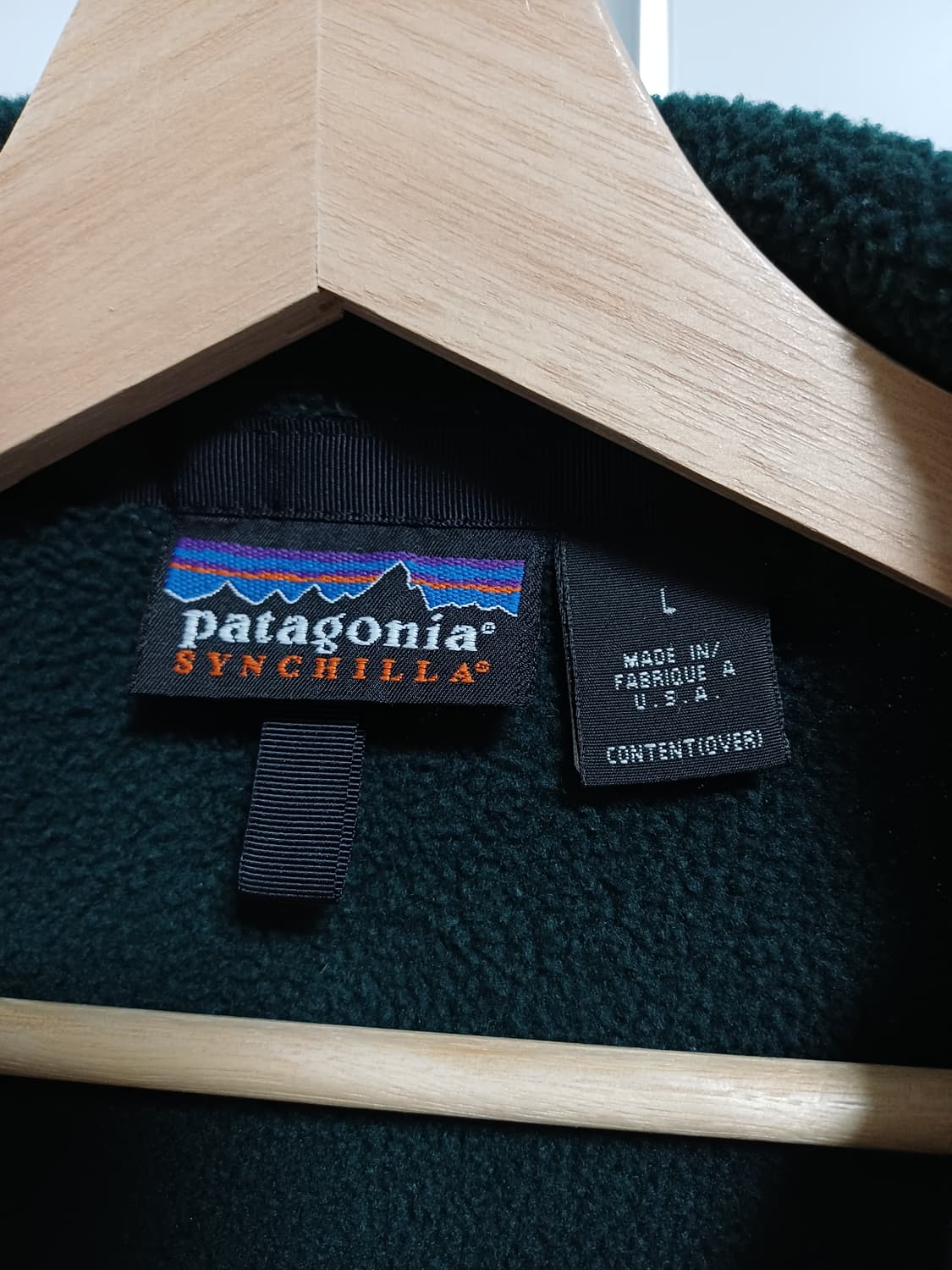 [L] 파타고니아 USA 신칠라 플리스 자켓 헌터 그린 상품이미지4