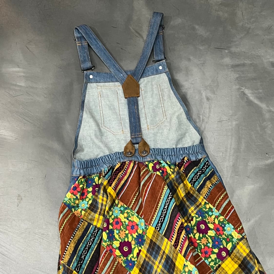  titicaca 에스닉 데님 오버롤 스커트 y16292 상품이미지5