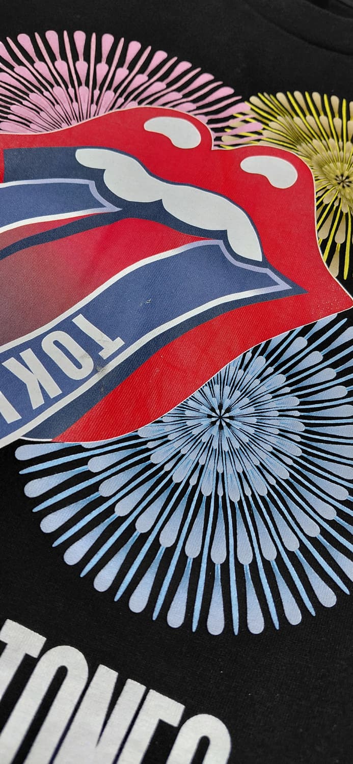 [L] 롤링 스톤즈 60주년 '도쿄 불꽃놀이' 2022 한정판 티셔츠 상품이미지7