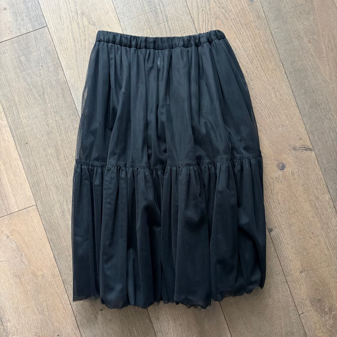 Layer Shirring Volume Tulle Skirt 상품이미지7