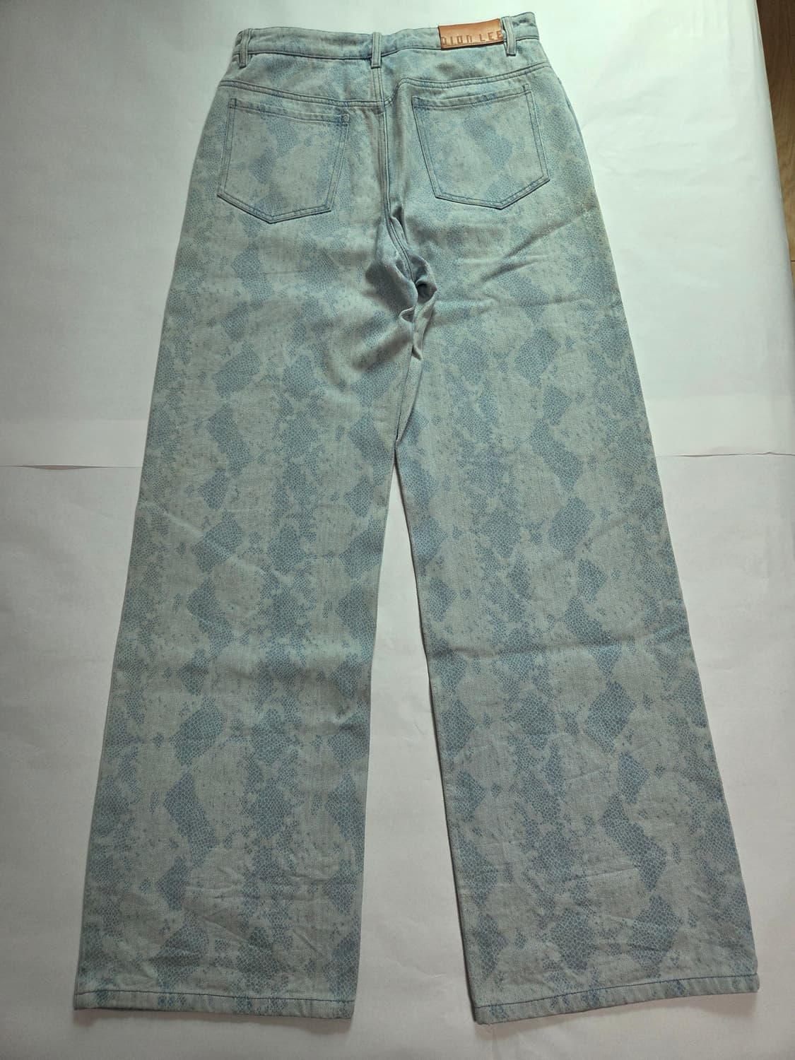 [25] 디온 리 Dion Lee 파이톤 연청 데님 팬츠 상품이미지4