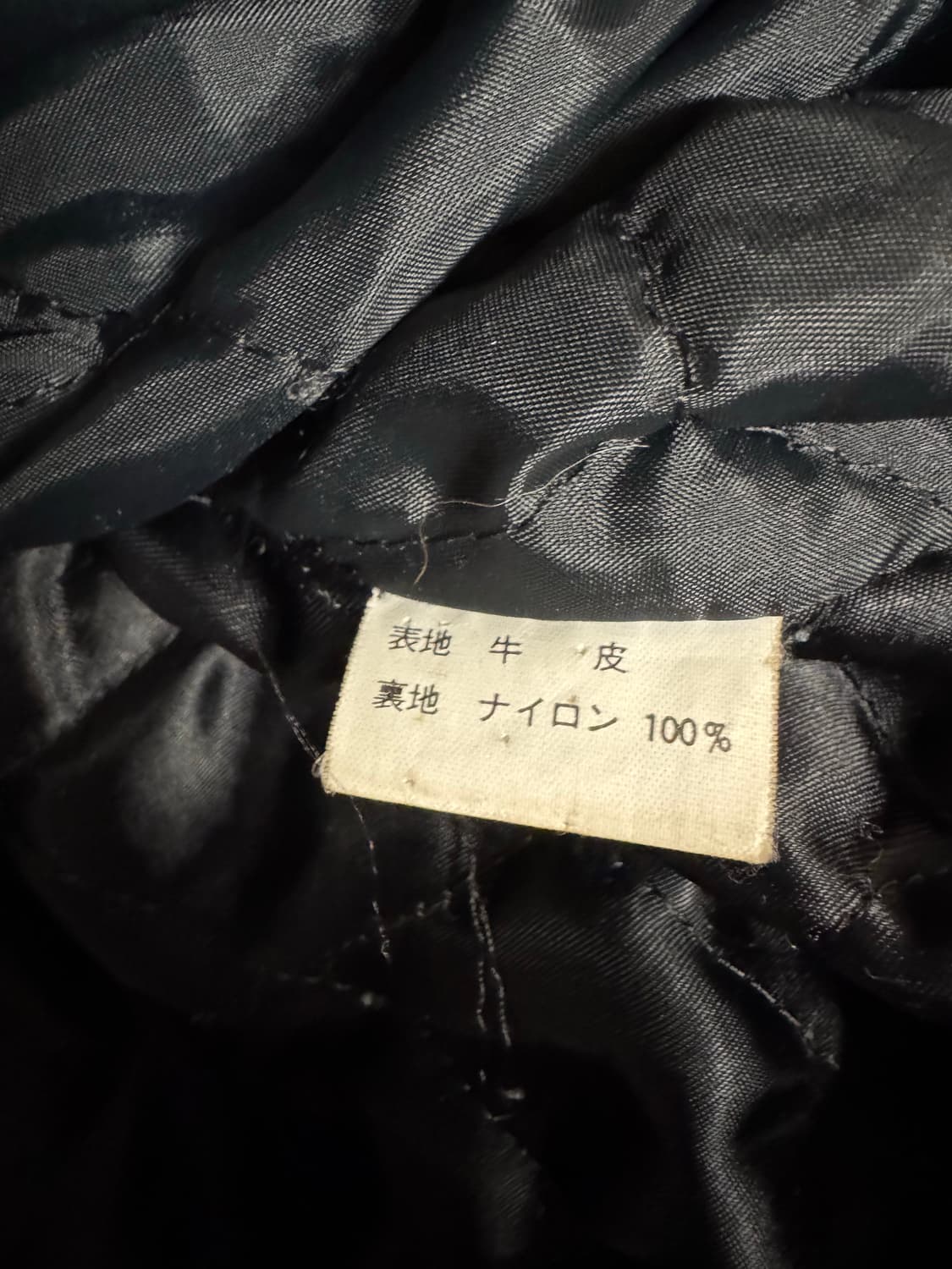 빈티지 소가죽 레더 봄버 자켓 상품이미지4