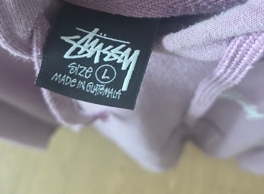 스투시 로고 후드 오키드 L 상품이미지3