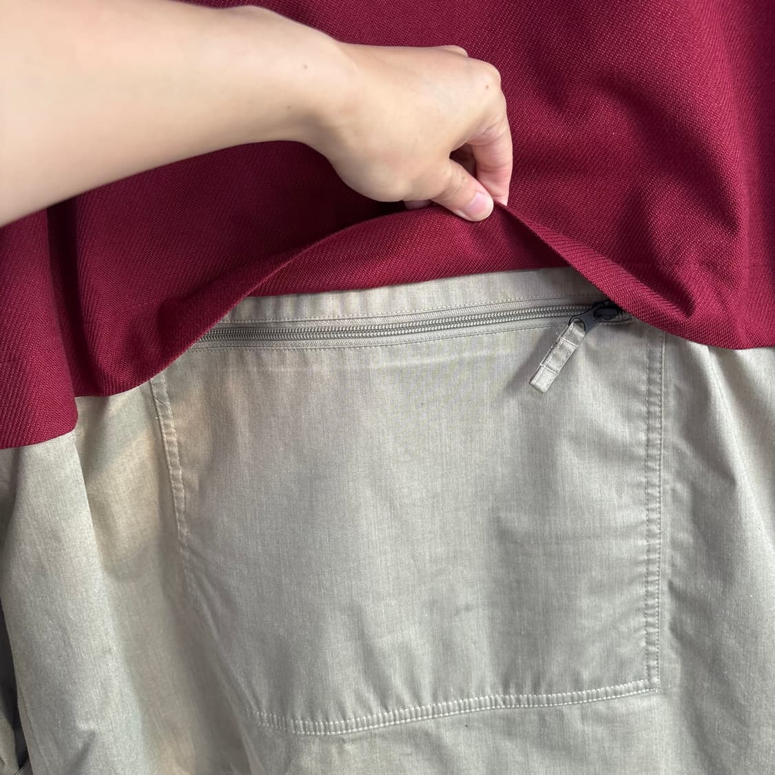 나이키 스톰핏 스키 파카 자켓 버건디 상품이미지6