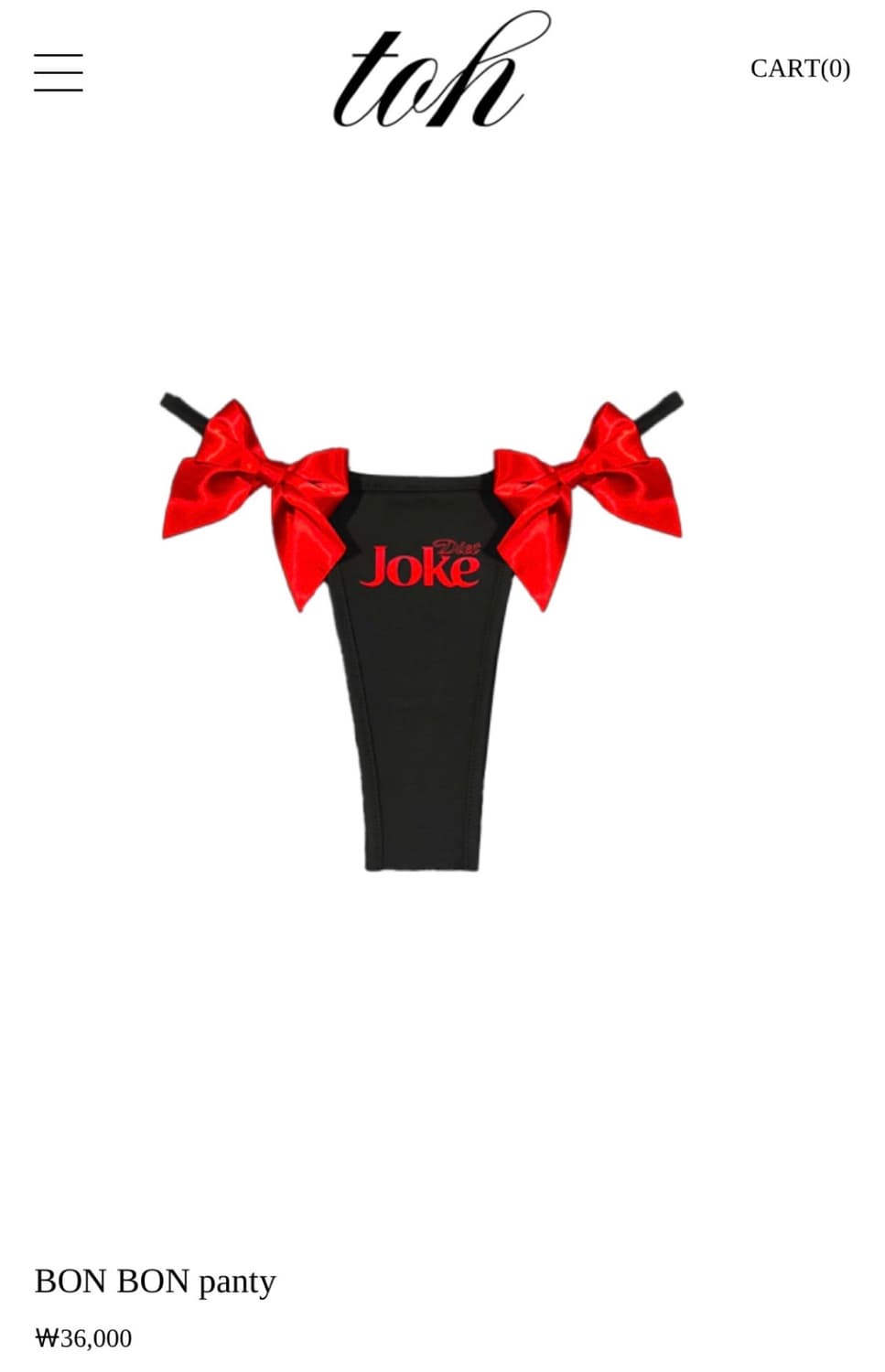 Toh Bon Bon Panty 상품이미지1