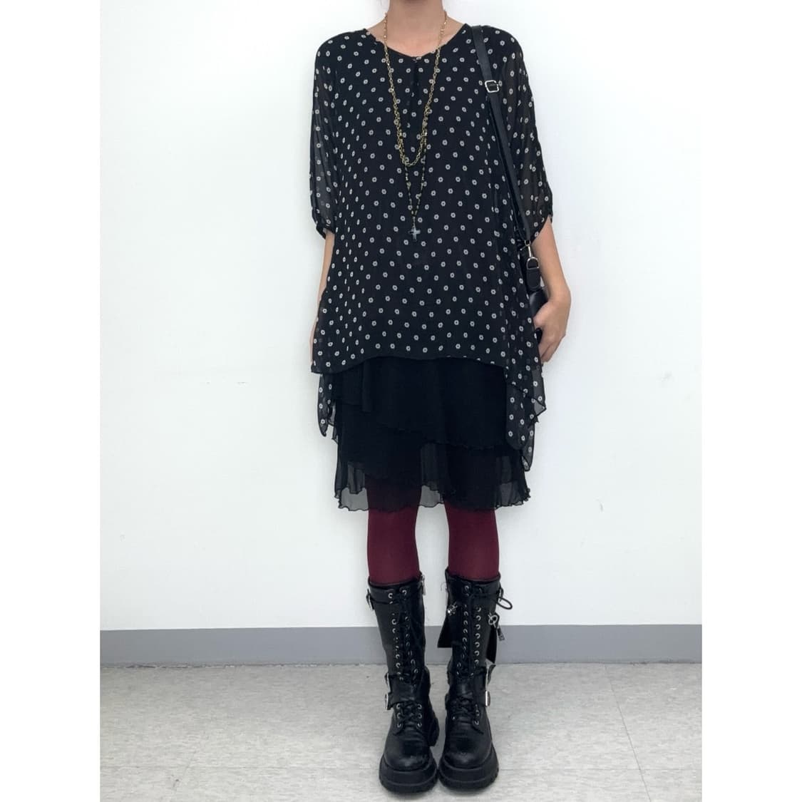 빈티지 레이어드 원피스 상품이미지2