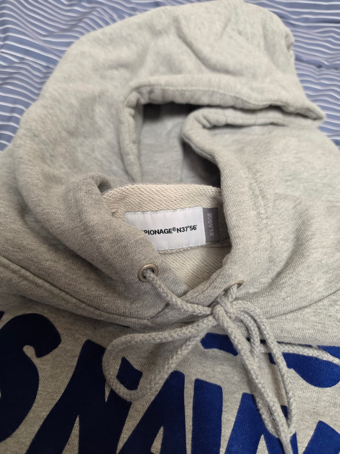 에스피오나지 후드티 그레이 XL 상품이미지3